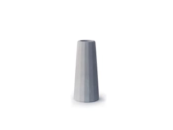 FACETTE - Vase soliflore en béton (moyenne taille) H12cm