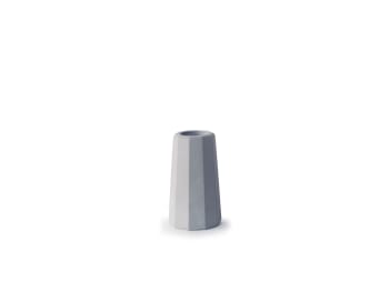 FACETTE - Vase soliflore en béton (petite taille) H9cm