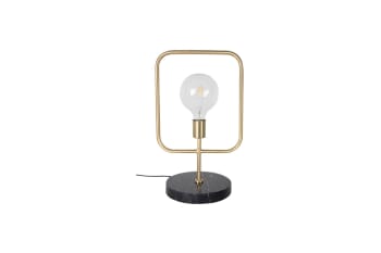 Cubo - Tischlampe aus Metall, gold
