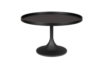 Jason - Table basse en bois noir