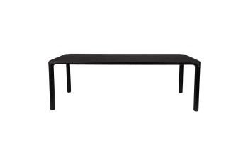 Storm - Table 220x90cm en bois noir