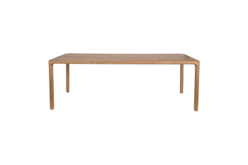 Storm - Table 220x90cm en bois beige
