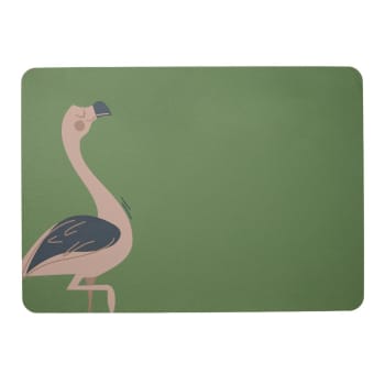 FLAMAND SET - Set de table Flamingo 46x33cm