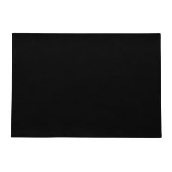 VEGAN - Set de table cuir vegan noir 46x33