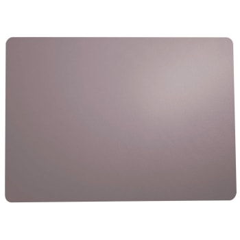 CUIR - Set de table aspect cuir lavande 46x33