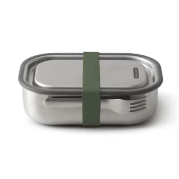 LUNCH BOX - Lunch box acier multifonctions vert olive