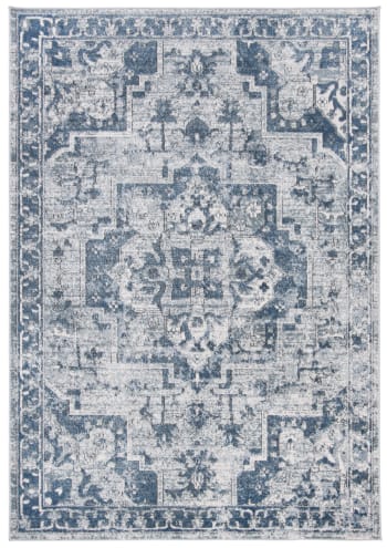 Tapis vintage oriental - gris, bleu, et brun - 160x220 cm - camila CAMILA -  Conforama