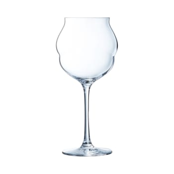 MACARON - Verre à vin en cristallin 40cl - Lot de 6