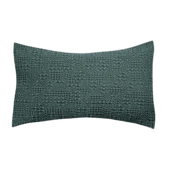 Tana - Coussin   en coton prusse 40 x 65