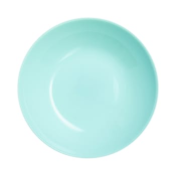 DIWALI LIGHT - Assiette à soupe en opale turquoise D20cm