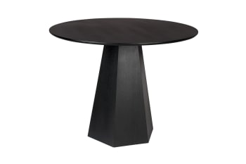 Pilar - Mesa de madera negra