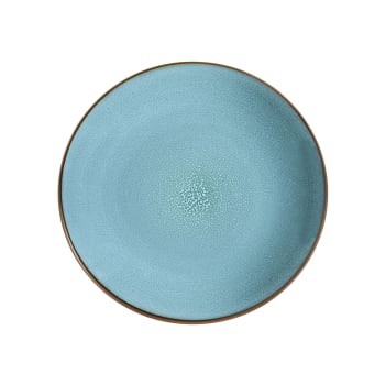 Feeling turquoise - Plato de postre (x6) gres turquesa