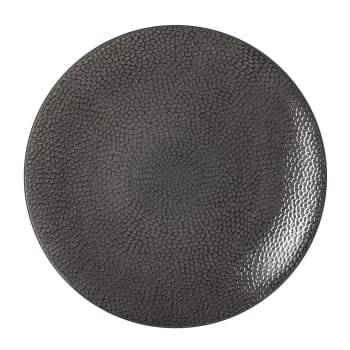 Stone gris - Coffret 6 assiettes plates D27cm