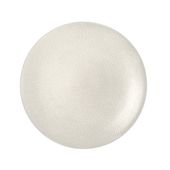 Stone ivoire - Plato llano (x6) gres crema