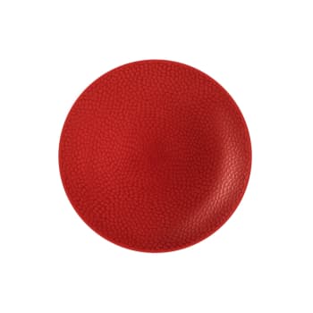 Stone rouge - Plato de postre (x6) gres rojo