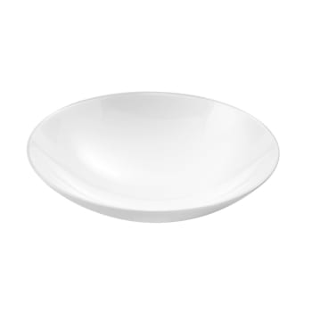 Envie blanc - 6er Set Salat- und Pastateller aus Porzellan, Weiß