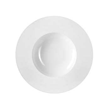 Coupe blanc - Piatto fondo con ala (x6) in Porcellana Bianco