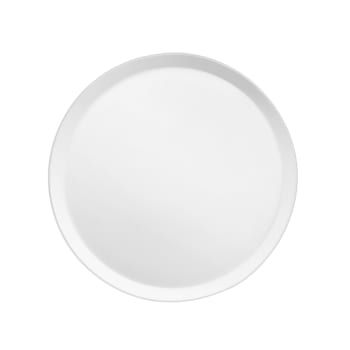 Yaka blanc - 6er Set Dessertteller aus Porzellan, Weiß