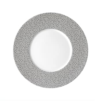 Baghera platine - Coffret 6 assiettes plates D27cm