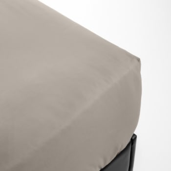 PERCALE MONTELEONE - Drap housse en Percale Flanelle 120x190 cm cm
