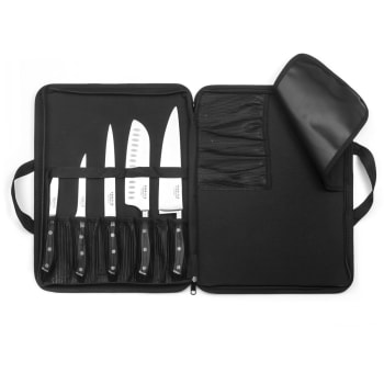 Vulcano - Bolsa de 5 cuchillos  negro
