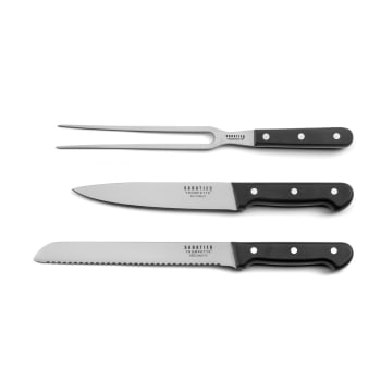 Universal - Juego de 3 cuchillos de cocina  negro