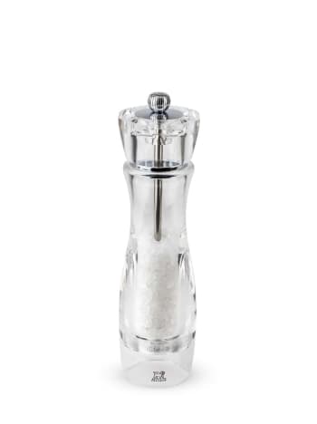 Vittel - Moulin à sel manuel transparent H23cm