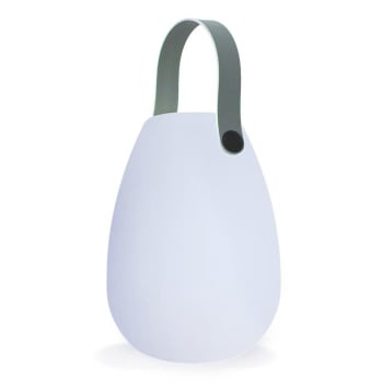 Laury - Lampe nomade LED Polyéthylène Blanc H28CM