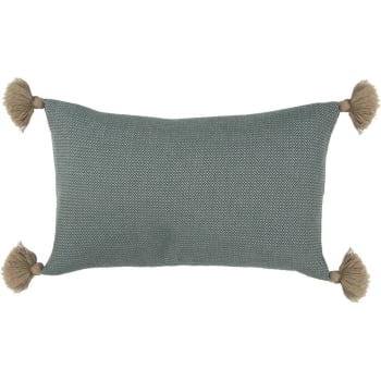 Cuscino da divano Roche in velluto verde 60x60 cm - AVECASA