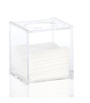 CARRÉE - Boîte à mouchoirs en acrylique transparent