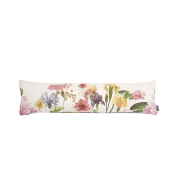 GIVERNY - Coussin giverny made in france blanc 22x88
