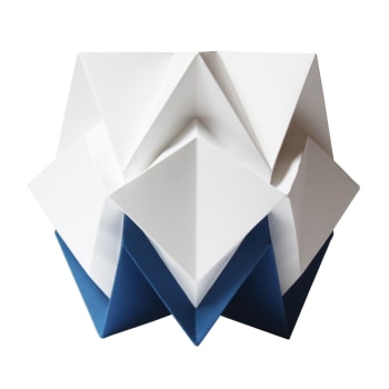 HIKARI - Lámpara de mesa de origami en papel - tamaño M