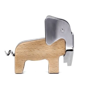 ANIMAUX - Tire-bouchon éléphant