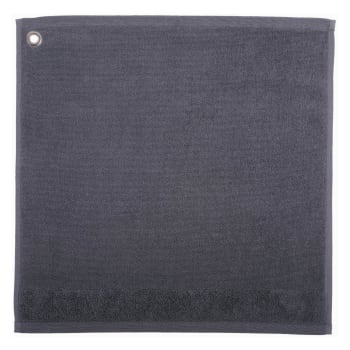 Lot De 2 Torchons De Cuisine - 50x70 Cm - Éponge Mineur Noir - Marque Douceur D'Intérieur