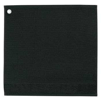 Curl - Essuie mains Œillet  en coton noir 50 x 50