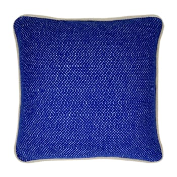 RECYCLED - Coussin carré en laine recyclée double strass 50x50