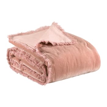 Fara - Édredon  en coton pink 85 x 200