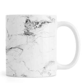 Marmor - Mug en céramique en blanc