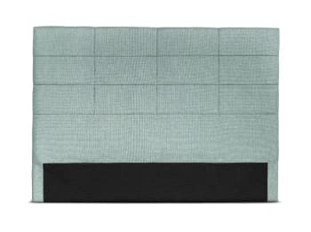 WILLY - Tête de lit en tissu - Bleu clair, Largeur - 160 cm