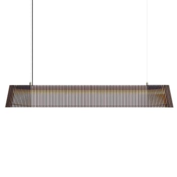 OWALO 7000 - Lampe suspension en bois noir