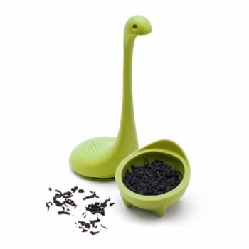 BABY NESSIE - Boule à thé en silicone vert