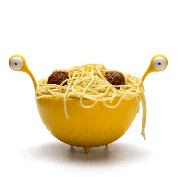 MONSTER - Passoire jaune à spaghetti monstre