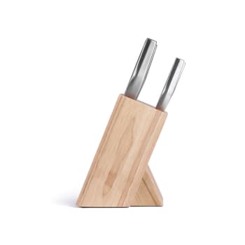 MEC134 - Set de 5 couteaux en bois beige