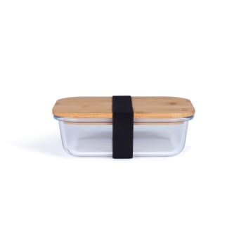 MEN385M - Lunch box en bambou transparent