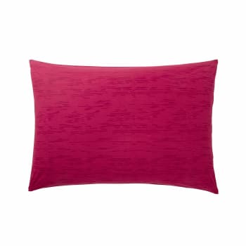 Corentin - Taie d'oreiller imprimée en lyocell rouge 50x70