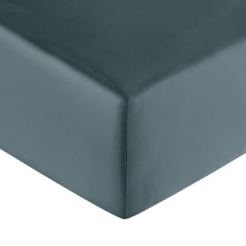 Eclat - Drap housse coton minéral 140x190 cm
