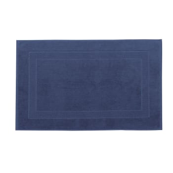 Pétale - Tapis de bain coton bleuet 60x80 cm