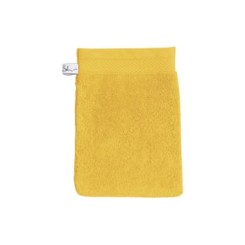 Pétale - Gant de toilette coton miel 16x22 cm