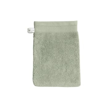 Pétale - Gant de toilette coton amande 16x22 cm