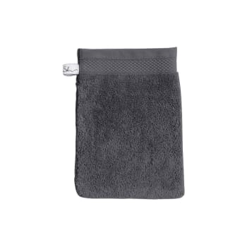 Pétale - Gant de toilette coton poivre 16x22 cm